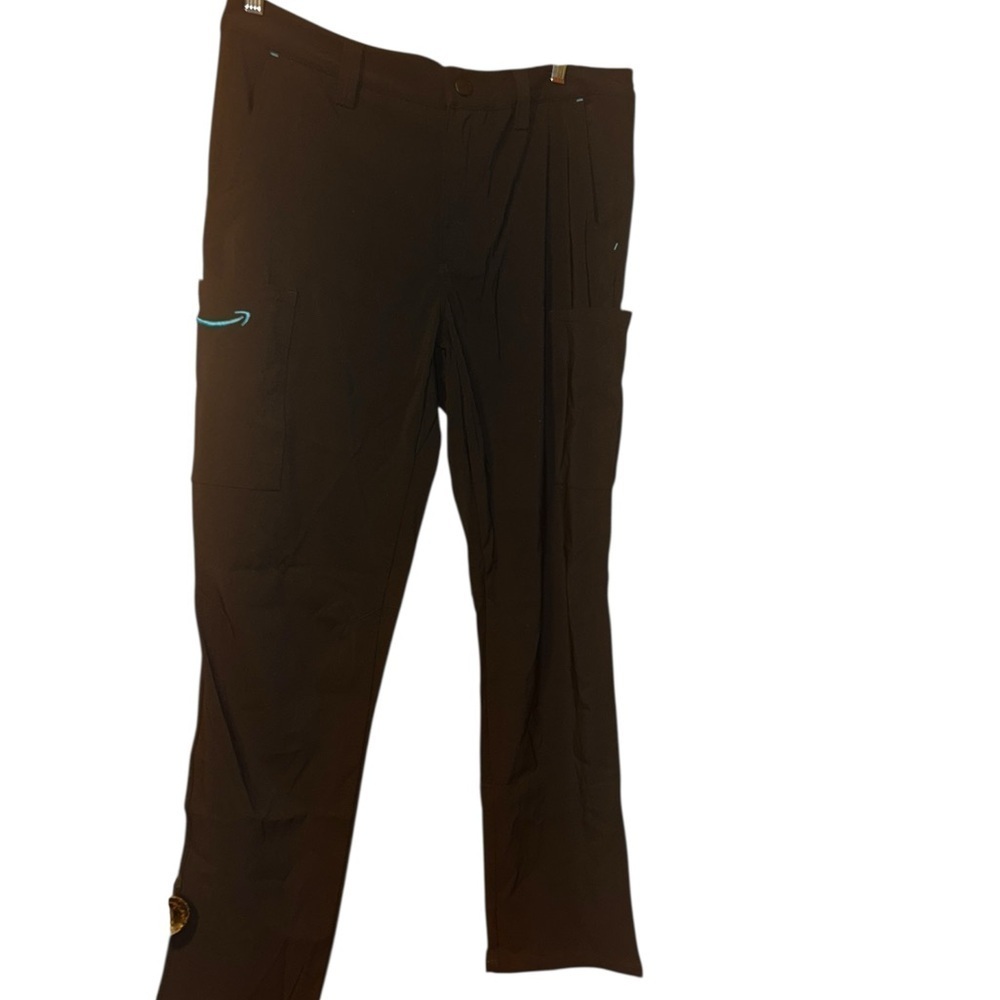Amazon Pants Mens L Size “34-37” Black Luly Yang Cargo employee driver